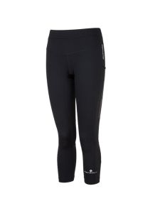 RonHill Ladies Tech Revive Stretch Crop Tight All Black